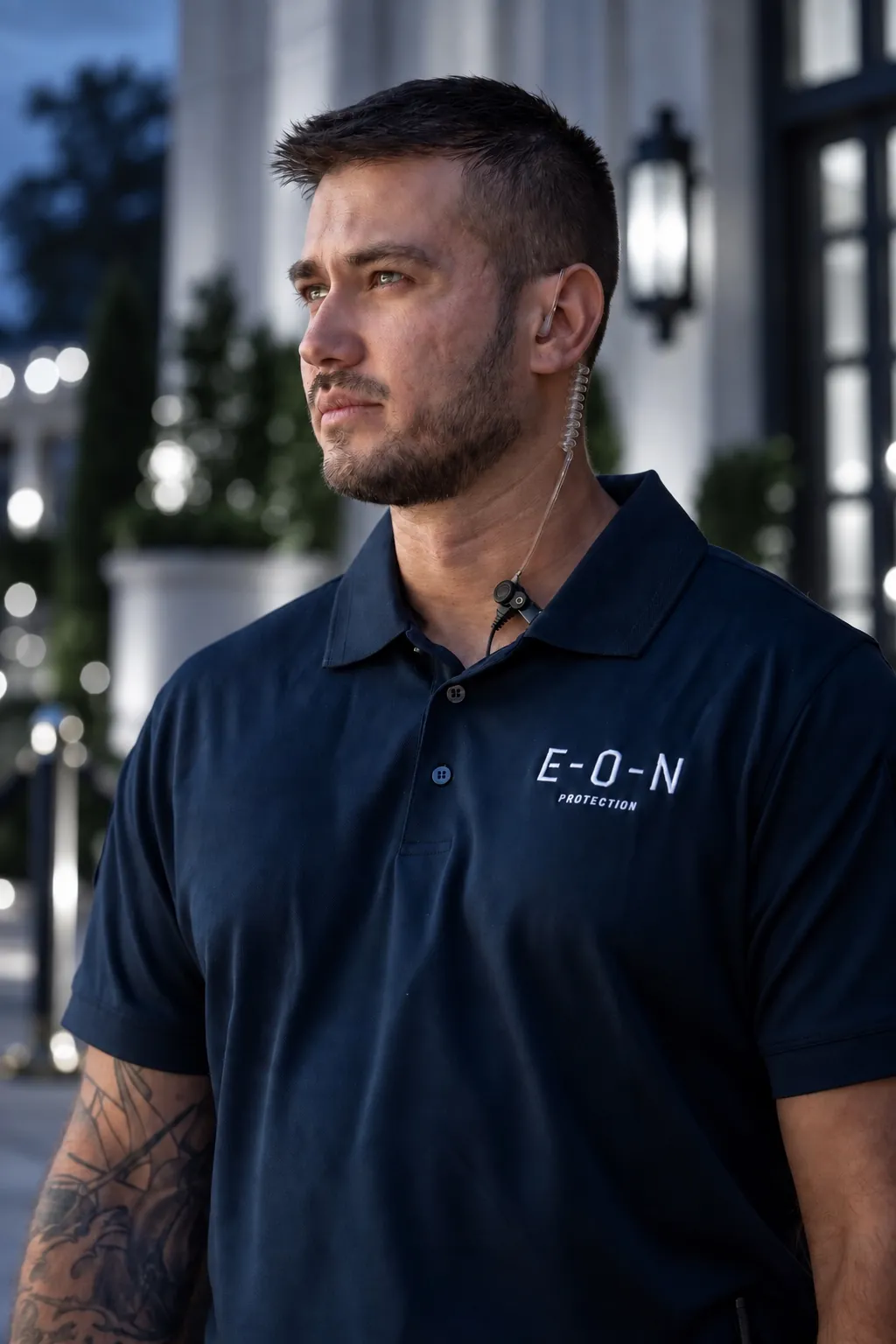 EON Protection officer on evening event security